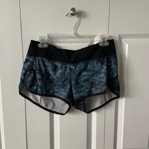 Lululemon speed shorts